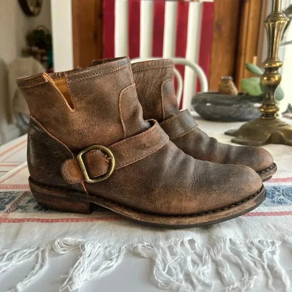 Florentini and Baker shortie moto boot.